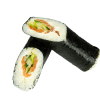 Sushi Wrap with Smoked Salmon